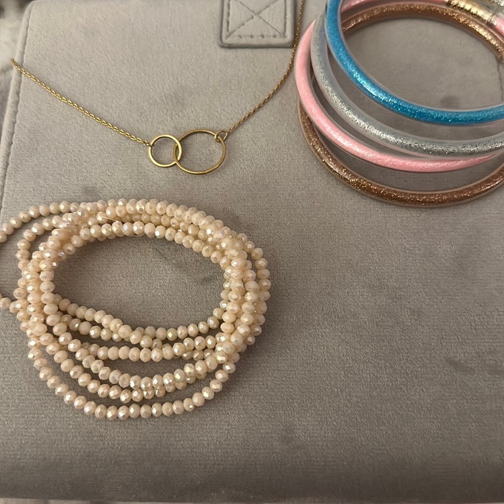 Gold Necklace and bracelets
